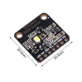 Alinan 4pcs TCS34725 Color Recognition Sensor RGB Development Board I2C Communication Color Sensing Module