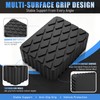 4 Packs Rubber Lift Blocks,Anti-Skid Auto Lift Pads for Cars,