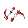Ruimou 2pcs Aluminum Alloy Bicycle Seatpost Binder Bolt, Red Quick