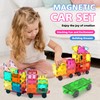 Magnetic Tiles Cars Construction Set: Magnet Bricks Truck Kit Toy