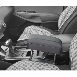 VeloLink Arm Rest for Car,Car armrest Car arm Rest,Seat Gap Storage Box,Car Seat Gap Filler Organizer,Forearm Wrist Support Adjustable Armrest,Car Central Liftable Armres Storage Organizer Box Black