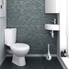 Oumij Cepillo de Baño Cepillo para Inodoro Creative Bathroom Scrub