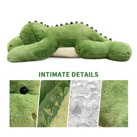 Weighted Stuffed Animals for Adult,3.5lbs,24inch Weighted Plush Animals Dinosaur Throw Pillow for for Adult & Kids