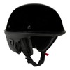 Milwaukee Helmets MPH9831DOT 'Rascal' 3/4 Open Face Gloss Black 2