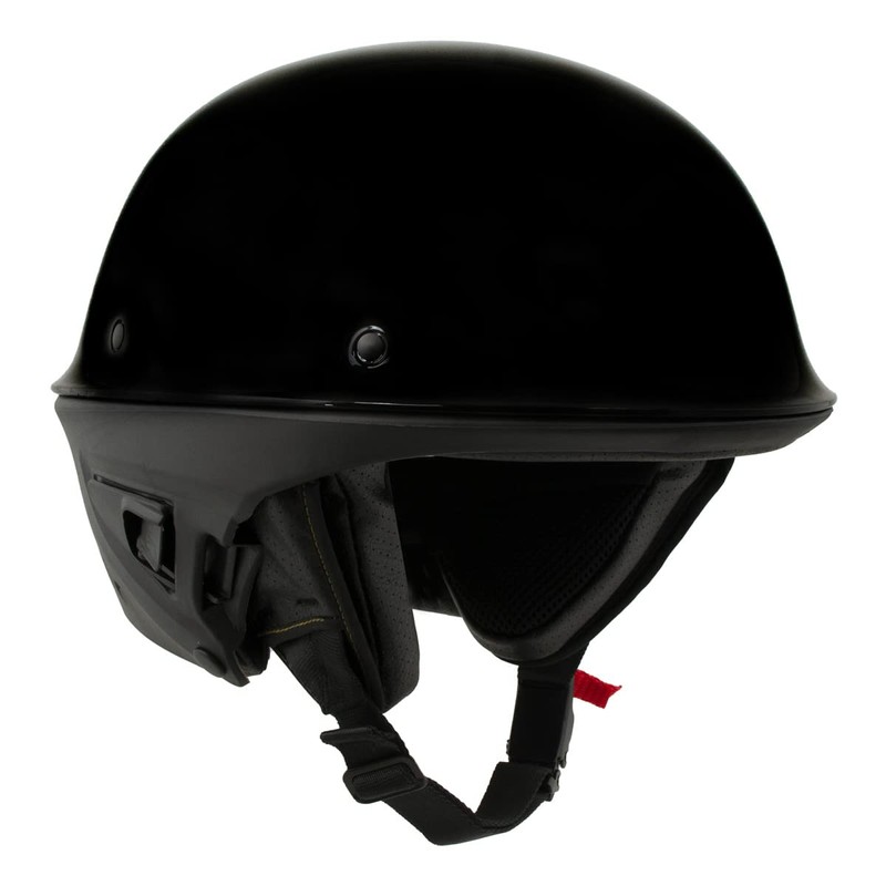 Milwaukee Helmets MPH9831DOT 'Rascal' 3/4 Open Face Gloss Black 2
