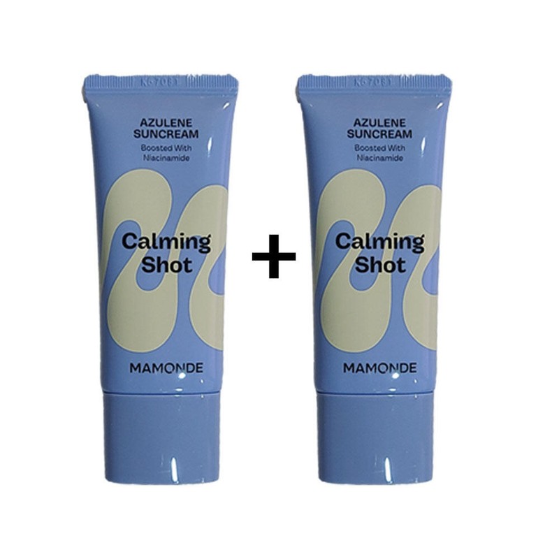 Mamonde 마몽드 카밍 샷 아줄렌 선크림 기획세트 Mamonde Calming Shot