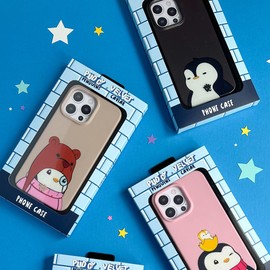 Velvet Caviar Compatible with AirPods 3rd Generation Case with Keychain - Cute Protective Hard AirPod 3 Cases for Women - Pudgy Penguins Penguin #6873