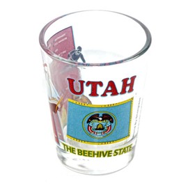 Utah The Beehive State All-American Collection Shot Glass