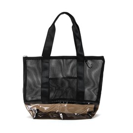 KARSAER G0021 Pool Bag, Adult, Mesh Bag, Plastic Bag, Tote Bag, Large Capacity x Waterproof Fabric x Transparent, Beach Bag, Swimming Bag, Clear Bag, For Hot Springs, Travels, Business Trips, Sauna,