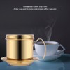 HERCHR Vietnamese Coffee Dripper, Stainless Steel Vietnamese Coffee Maker Powder