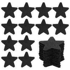 PATIKIL 1.57" Carpet Spot Markers, 65Pcs Star Floor Dots Markers Carpet Spots for Teacher Classroom Decoration Elementary Preschool Supplies, Black
