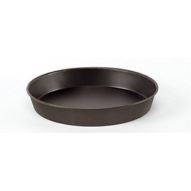 Pentole Agnelli COFE43BB24 Kuchenform, rund, hoch, aus Blech, blau, für Pizza, Schwarz, 24 x 24 x 4 cm, 1 Stück