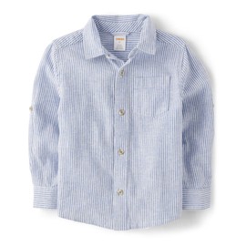 Gymboree,and Toddler Long Sleeve Button Up Shirts,Boy That’s Blue,18-24 Months