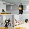 PREXISO 100Ft 360 Laser Level Line Laser w/Tripod Green Self