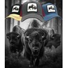 Gorra de Hombre Beisbol Visera Curva Parche Animales Trucker Camionero