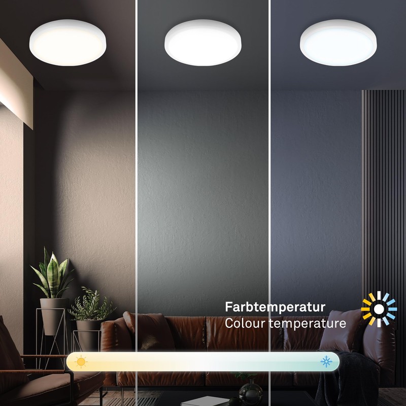 BRILONER - Smart LED Ceiling Light, WiFi LED Ceiling Light,
