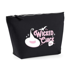 Hippowarehouse Wicked Chick Printed Make up Cosmetic wash Bag 18x19x9cm
