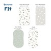 Ultra Soft Stretchy Jersey Knit Fitted Bassinet Sheets 3 Pack,
