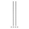 MECCANIXITY 2Pack M8 x 400mm Fully Threaded Rod with 4