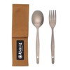 Made in Tsubamesanjo MK-6029 Village Blacksmith, Titanium, Camping Cutlery Set