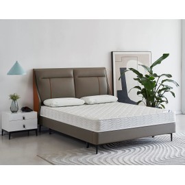 Full Size - 6 Inch Homelife Innerspring Hybrid Mattress with Comfort Foam Top Layer & Pocket Coil Springs - Rolled in a Box - Oliver & Smith