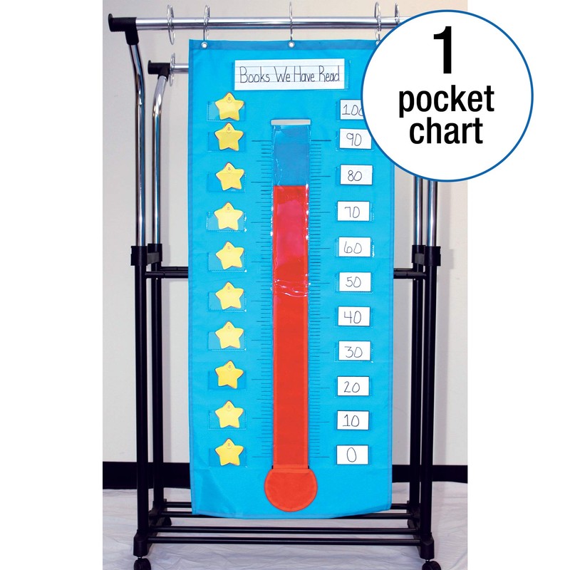 Carson Dellosa Thermometer/Goal Gauge Pocket Chart (158025)