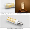 LFLAMPON Dimmable E12 Led Bulbs 3000K Warm White 5W, Replace