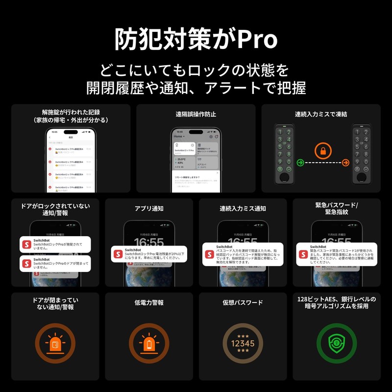 SwitchBot Smart Lock Pro Key - SwitchBot Auto Lock Door