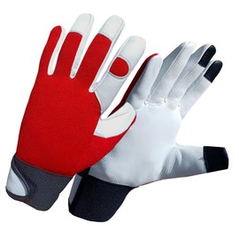 ITC Red Gardening Gloves for Women | Screen Touch Fingers | Garden Gloves Thorn Proof | Breathable and Durable Garden Gloves Women
