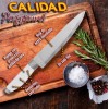 J.H. Company Cuchillo Chef 8 Pulgadas Acero Inoxidable Cocina Hogar