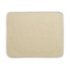 InterDesign iDry Large Kitchen Countertop Absorbent Dish Drying Mat, Wheat/Ivory