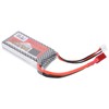 7.4V 1300mAh 30C Lipo Battery with T Plug Rechargeable Lithium