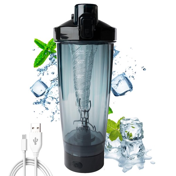 Shaker Elektrisch, Automatischer Protein Mixer, USB Wiederaufladbar Elektrischer Eiweiß Shaker,