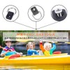 JULANIE 10pcs D-Ring Kayak Fishing Boat Canoe Rigging Bungee Kit