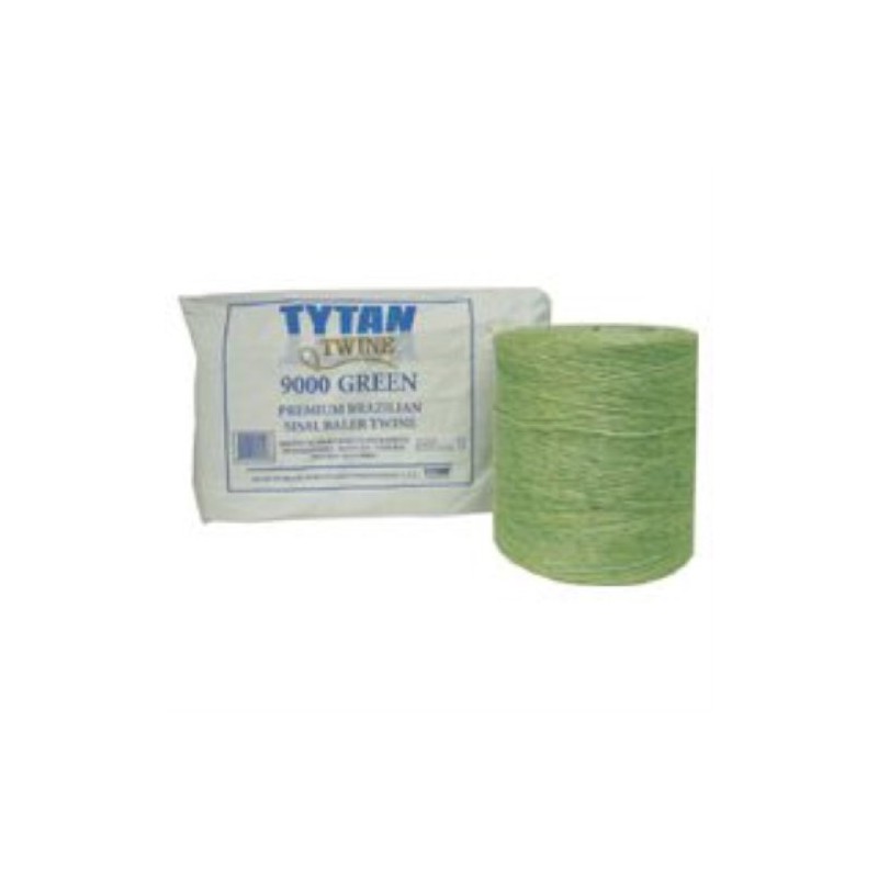 Tytan International Sbt9grty Green Sisal Baler Twine 9000'
