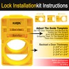 KATA 1-3/8" - 1-3/4" Door Lock Installation Kit for Wooden