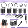 65 Pzs Tubos Rizadores De Cabello Con Abrazadera Plstica