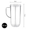 QueenTrade QT Tall 22oz Replacement Part Cup Mug with handle