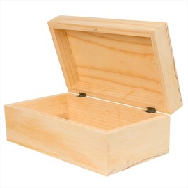 Caja Para Regalo De Madera Natural, Estuche Para Regalo De Madera Natural, Joyero Para Regalo De Madera Natural