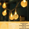 ANJAYLIA - Cadena de luces LED de 60 pies, funciona
