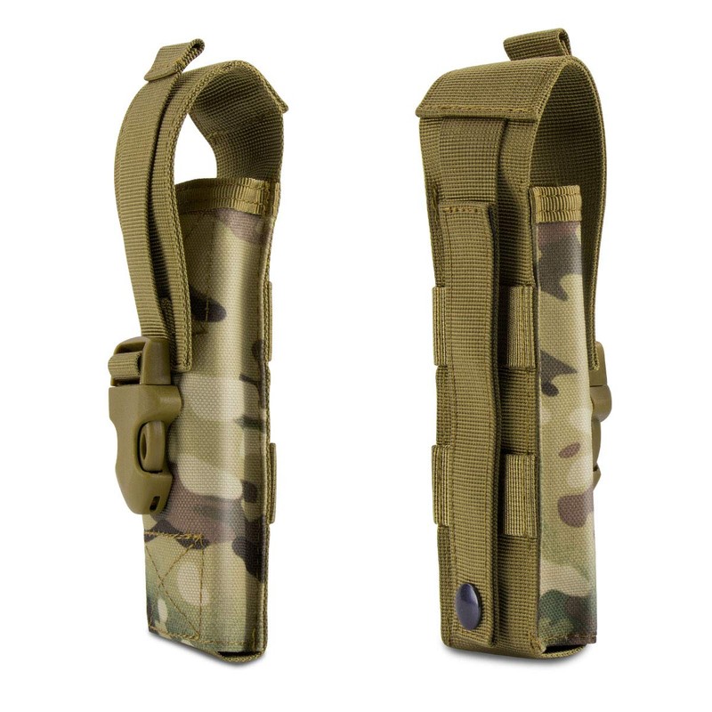 IronSeals Tactical Flashlight Pouch Holster Case Belt Pouch, Molle EDC