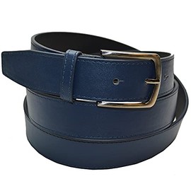 flevado Unisex Pin Buckle 3.8 cm Wide XXL Overlength Belt 170-180 cm Available Blue, blue