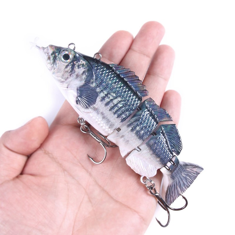 Electric Bait Swimming Robotic Segment Fishing Lure USB Charging Swim