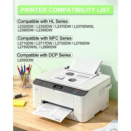 greencycle TN760 TN730 Toner Cartridge and DR730 Drum Unit Compatible with Brother TN-760 TN-730 DR-730 Work with HL-L2395DW HL-L2390DW HL-L2370DW MFC-L2750DW MFC-L2710DW (3 Toner, 2 Drum)