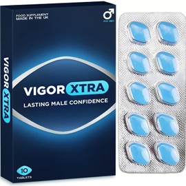 VIGORXTRA Fast-Acting Tablets for Men – Extra Strong Male Supplement – Discreet, When-Needed Tablets, Manufactured in the UK
