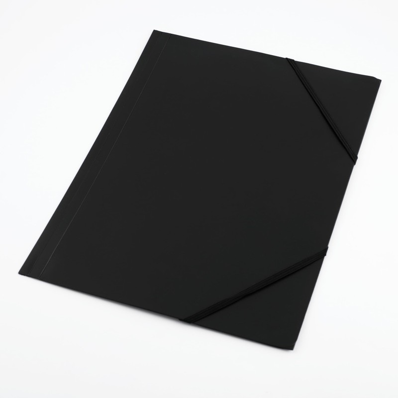 D.RECT 9082 Portfolio Folder, PP with Elastic Band, Elastic Folder