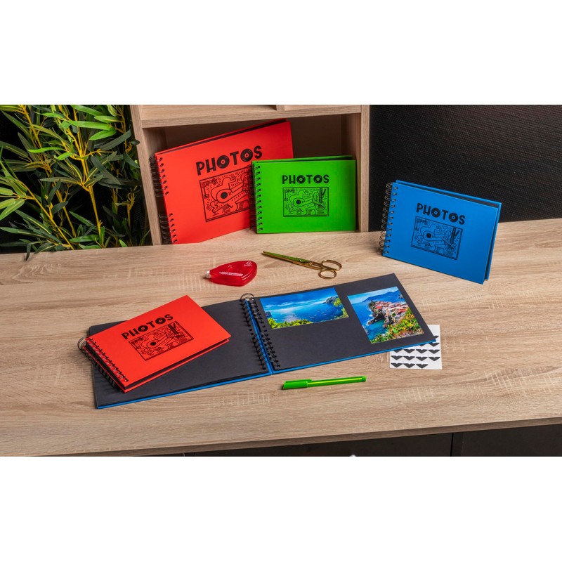 EXACOMPTA - Ref 15185E - Musicart Blue Photo Album -
