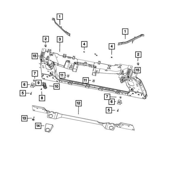 Mopar 68307634AA BOLT ADJUSTER