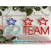 Go Team Neon Sign,Dimmable Baseball Football Neon Sign for Wall