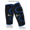 Odoland Calf Support Muscle Fibre Tear, Adjustable Calf Support Sports